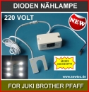 Magnetisch SMD 6 LED's LAMPE FÜR JUKI BROTHER PFAFF SIRUBA Etc.