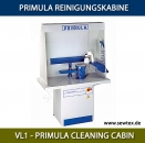VL1 PRIMULA REINIGUNGSKABINE - Fleckentfernungskabine mit Absaugung - CLEANING CABIN