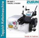 1 Nadel - 2 Faden Teppichkettelmaschine Zusun CM-2502 fr schwere Stoffe